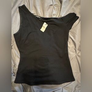 Express One Shoulder Top NWT